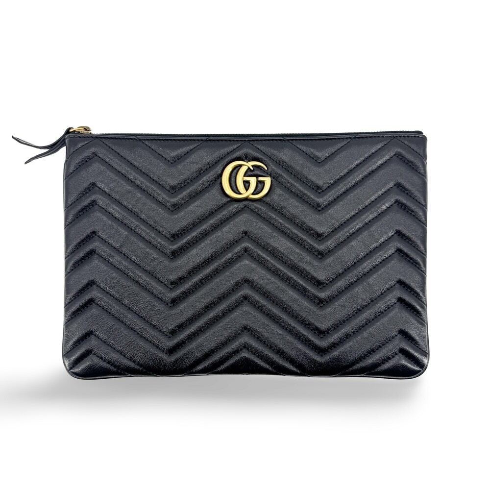 Gucci GG Marmont Pouch Matelasse Leather